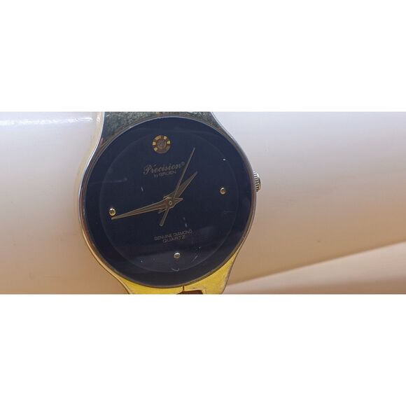 Vintage Precision by Gruen Diamond Quartz Gold-Tone Genuine Diamond Watch main image 8